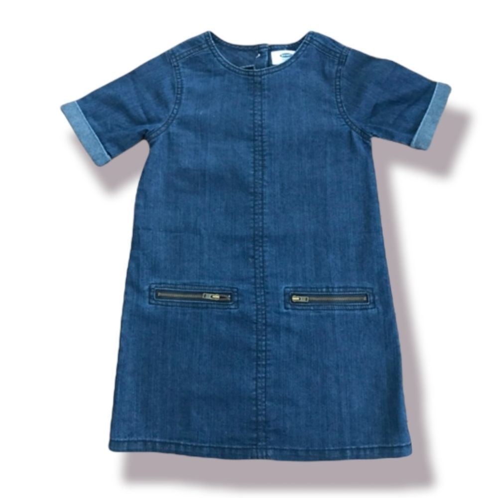 Denim Shift Dress size:5t